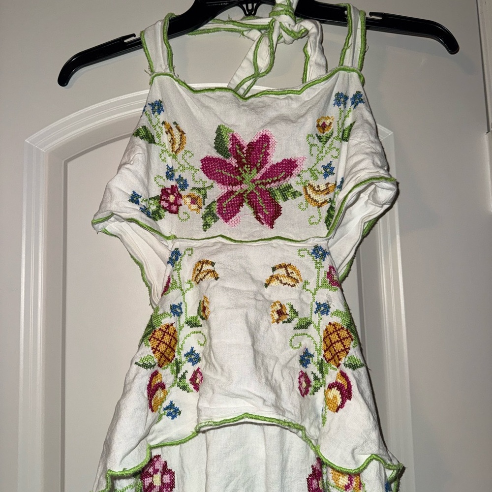 Farm Rio Tropical Romance Floral Maxi Dress size medium - Picture 5 of 11